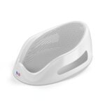Angelcare Ergonomischer Badesitz Light Grey – Sicherer Badespass für Neugeborene & Babys
