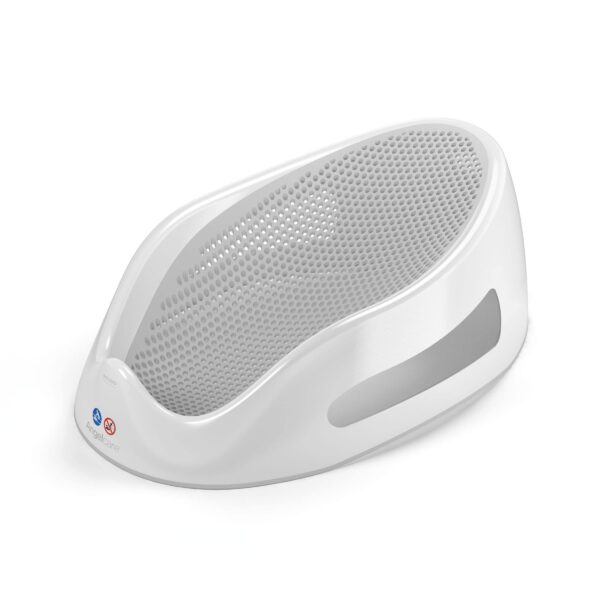 Angelcare Ergonomischer Badesitz Light Grey – Sicherer Badespass für Neugeborene & Babys