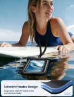Lamicall IP68 Wasserdichte Handyhülle mit Auftrieb – 2er Set für iPhone & Android bis 7,5 Zoll – Bild 2