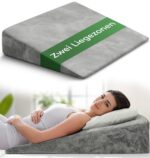 Keilkissen mit 2 Liegezonen – Ergonomisches Rückenstützkissen für Bett & Couch