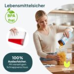 uandu Vorratsdosen 12er-Set mit Deckel – Luftdichte Aufbewahrungsboxen BPA-frei für Küche – Bild 4
