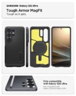Spigen Tough Armor MagFit Samsung Galaxy S26 Ultra Hülle – Militärgeprüfter Schutz Schwarz – Bild 2