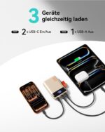 INIU 20000mAh Power Bank – 22.5W Schnellladung mit USB-C Kabel für iPhone & Android – Bild 6