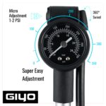 GIYO Hochdruck Dämpferpumpe 350 PSI – Präzise Federungseinstellung für Mountainbikes – Bild 4