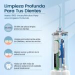 Vimmk Professional Munddusche IPX7 – Elektrische Zahnreinigung mit 5 Druckstufen & USB-C – Bild 2