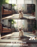 blurams 2K WLAN Kamera 360° mit Vollfarb-Nachtvision & AI-Bewegungserkennung – Babyüberwachung & Haustiermonitor – Bild 3