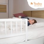 PINOLINO Bettschutzgitter Classic 90 cm – Rausfallschutz für Kinderbetten, weiß lackiert – Bild 6
