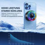 Stjiatu Magnetischer Handy-Kühler mit KI-Temperaturregelung – Gaming & Live-Streaming – Bild 2
