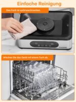 FOHERE Dörrautomat Edelstahl 420W – 5 höhenverstellbare Tabletts, LED-Anzeige, Timer bis 48h – Bild 9