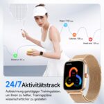 AEAC Smartwatch Damen 1.85" HD – Fitness Tracker mit Telefonfunktion & 110+ Sportmodi – Bild 5