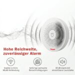 RenseCum Hausnotruf 4er-Set mit WLAN – IP55 wasserdicht, ABO-frei, App-Benachrichtigung für Senioren – Bild 2