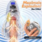 Elektrischer Masturbator mit 10 Vibrationen & 7 Saugmodi – Premium 6-in-1 Trainingsgerät für Männer – Bild 3