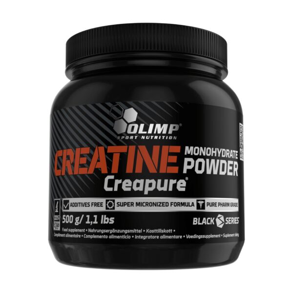 OLIMP Creapure Monohydrat Pulver 500 g – Kreatin für maximale Leistung im Training