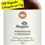 SUNDAY NATURAL Magnesium Threonate mit Magtein® – 120 Kapseln für Nervensystem & Entspannung
