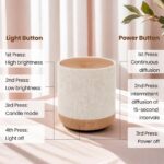 ZmarKraft Ultraschall-Diffuser 200 ml mit LED-Nachtlicht – Aromatherapie & Luftbefeuchtung – Bild 4