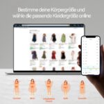 SUNHAIXIA Fitdays Smart Körpermaßband mit Bluetooth & LED-Display – Körperfettmessung mit App-Tracking – Bild 3