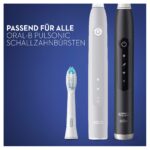 Oral-B Pulsonic Clean Aufsteckbürsten, 8er-Pack – Schallzahnbürsten-Köpfe für optimale Zahnreinigung – Bild 6