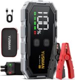 YUSMAN F02 Starthilfe Powerbank 9000A – Autobatterie Booster für PKW, SUV & Motorräder