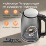 COSORI Wasserkocher 1,7 L Edelstahl mit Strix-Technologie – BPA-frei für schnelles Aufkochen – Bild 7