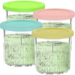 AUMUA 4er-Pack Behälter für Ninja CREAMi Deluxe – Ersatzbehälter 680ml BPA-frei