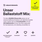 natural elements Ballaststoff Mix 600g – 9 natürliche Quellen mit Inulin & Akazienfaser – Bild 3