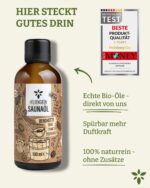 Heldengrün BIO Saunaaufguss Set 3er – Naturreine Duftmischungen für bis zu 60 Aufgüsse – Bild 7
