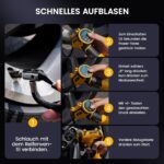 Ipflin Elektrische Akku-Luftpumpe 150PSI – Tragbarer Kompressor für Auto, Fahrrad & Motorrad – Bild 5