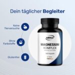 Magnesium Komplex 2250 mg – 3-Fach Formel mit Bisglycinat & Citrat – 360 Kapseln – Bild 2