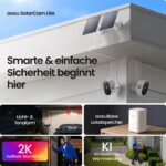 aosu Solar Überwachungskamera Aussen 4er-Kit mit Aosubase – 2K, PIR, Farblichtsicht – Bild 2