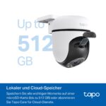 Tapo C51A 2K WLAN Überwachungskamera Aussen – 360° Schwenk mit Personenerkennung – Bild 7