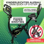 TRETMANN 3in1 Heimtrainer Fahrrad klappbar – Liegeergometer mit SoftFoam & DEKRA-Zertifikat – Bild 5