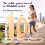 Gydom Smartwatch Damen Rund 1.27" mit Metallarmband – Fitnessuhr mit Telefonfunktion & SpO2 – Bild 5