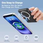 Vexnara MagSafe Powerbank 10000mAh – Kabelloses Laden für iPhone 12–17 mit LED-Display – Bild 2