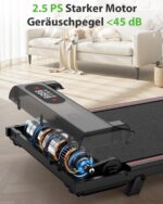 HomeFitnessCode Laufband mit Steigung – Kompaktes Walking Pad 1–8 km/h für Zuhause – Bild 4