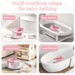 Itslife Badewannensitz Baby ab 6 Monate – Rutschfester Badesitz mit Saugnäpfen – Bild 7