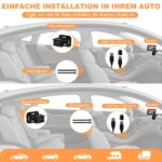 Zacro Baby Autospiegel 1080P HD mit Nachtsicht – Rückbank Monitor USB-C – Bild 7