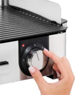 WMF Lono Master-Grill 50x28 cm – Elektrogrill mit 2 Grillflächen & Windschutz – Bild 4
