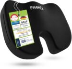 feela® Orthopädisches Sitzkissen Medium – Ergonomisches Design mit Memory-Schaum für Büro & Auto