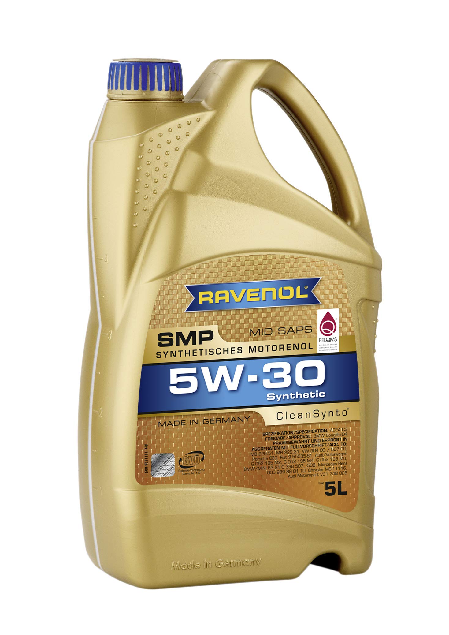 71sxsB8cdOL._SY2075_.jpg RAVENOL SMP SAE 5W-30 Motoröl – Hochleistungsöl mit MB 229.51 Freigabe – Bild 1