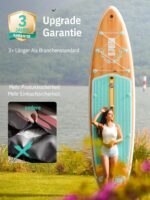 Niphean Stand Up Paddling Board 335cm – Aufblasbares SUP für Familien mit 250kg Tragkraft – Bild 4