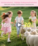 50MP Digitalkamera mit 1080P Video & 16X Zoom – Kompaktkamera für Kinder & Anfänger (Rosa) – Bild 2