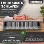 Heimfleiss® Selbstaufblasbare Luftmatratze 150x200 cm – Premium Gästebett für 2 Personen – Bild 3