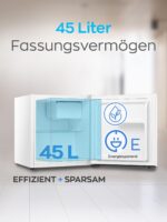 Heinrich's Mini Kühlschrank 45L mit Kühlfach – Getränkekühler für Büro & Zuhause – Bild 3