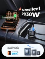 JOYROOM 179W Zigarettenanzünder Verteiler 7-in-1 – Kfz Ladegerät für 12V/24V mit LED Voltmeter – Bild 4
