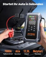 Joltekon VP40 Auto Starthilfe 7000A mit Kompressor, Gebläse & Powerbank – 12V – Bild 2