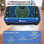 EvoSpark Vibrationsplatte mit Doppelmotoren – Ganzkörpertraining für effektives Abnehmen – Bild 8