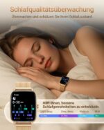 Fitpolo Smartwatch 1,85" mit Telefonfunktion – Fitness Tracker für iOS & Android – Bild 4