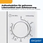 Exquisit Mikrowelle 700 W, 20 L – Kompakte Bedienung mit 5 Leistungsstufen & Auftaufunktion – Bild 6