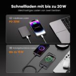kstime V12 10000 mAh Magnetische Powerbank – MagSafe Schnellladung für iPhone & Android – Bild 7