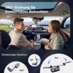 MSXTTLY Magnetische Autohalterung mit Vakuum-Saugnapf – 360° drehbar für iPhone & Android – Bild 8